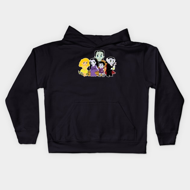 Munsters Kids Hoodie by scoffin